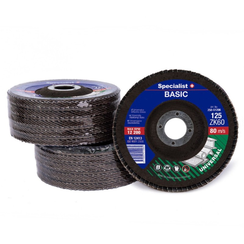 LAMELLKETAS SPECIALIST+ BASIC 125MM P60