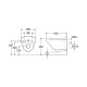 WC POTT GUSTAVSBERG ESTETIC 8330C+ M.MUST+ISTE SC