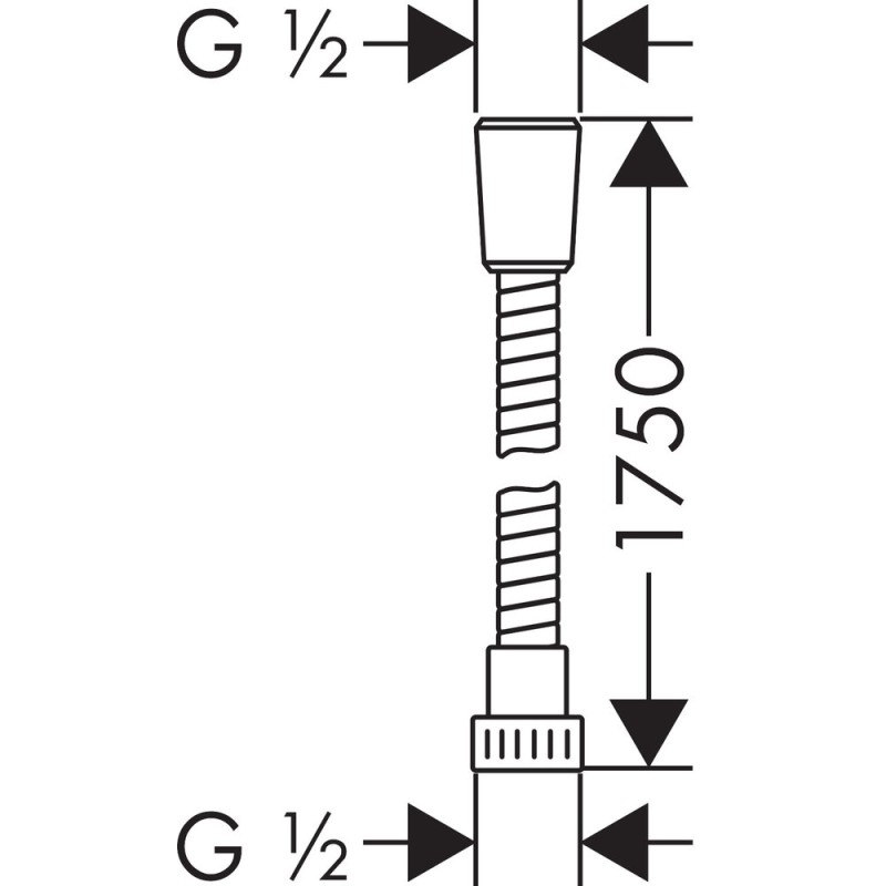 DUŠIVOOLIK HANSGROHE 28265000 1750MM