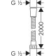 DUŠIVOOLIK HANSGROHE 28264000 2000MM METAFLEX