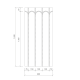 WEDI BOARD PRELINE 30x600x1240 