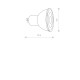 PIRN LED 7W GU10 4000K MUST