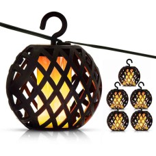VALGUSTI SOLAR 1032122 LED FIREBALLS 5TK 7cm
