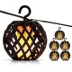 VALGUSTI SOLAR 1032122 LED FIREBALLS 5TK 7cm