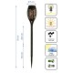 VALGUSTI SOLAR 1038780 12 LED DANSING FLAMES