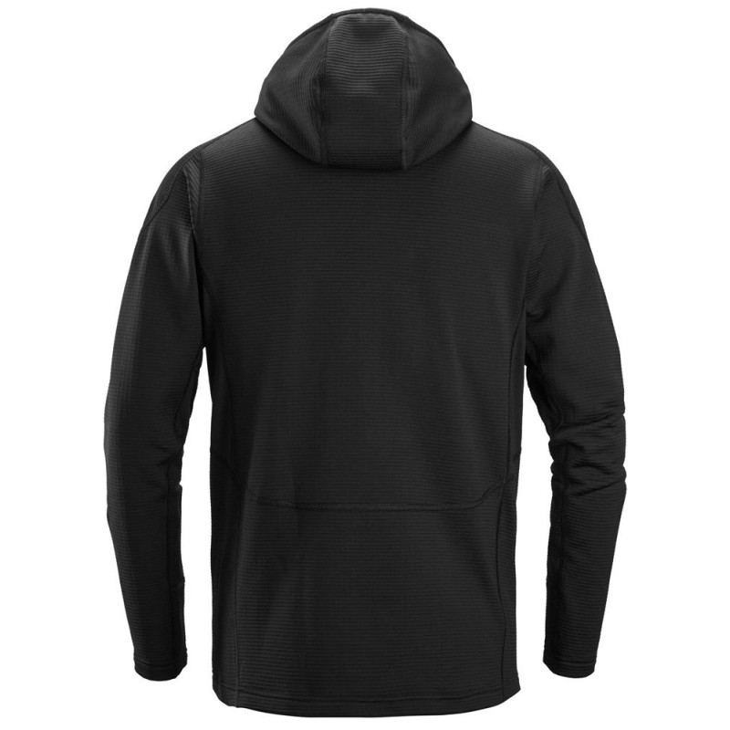 JAKK SNICKERS MICRO FLEECE KAPUUTSIGA MUST L