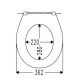 WC ISTE CEDO SONORA SOFT-CLOSE VALGE