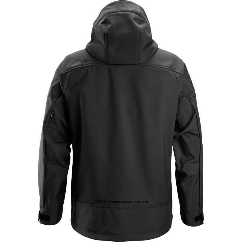 JAKK SNICKERS SOFTSHELL STRETCH KAPUUTSIGA MUST L