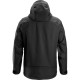 JAKK SNICKERS SOFTSHELL STRETCH KAPUUTSIGA MUST XL