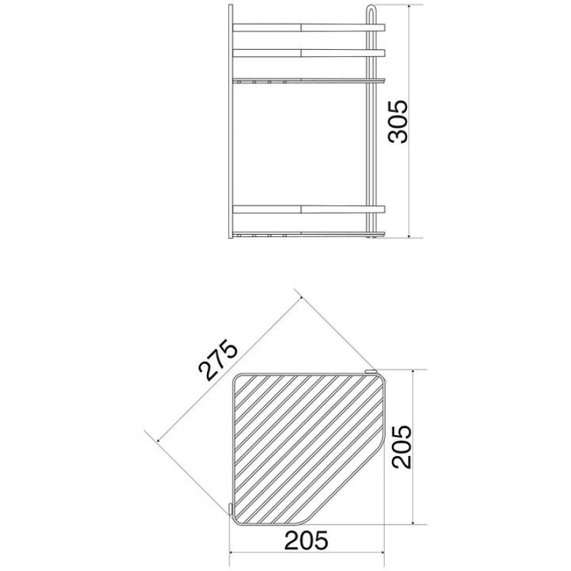 NURGARIIUL 2-NE DUSCHY 575-10 VALGE