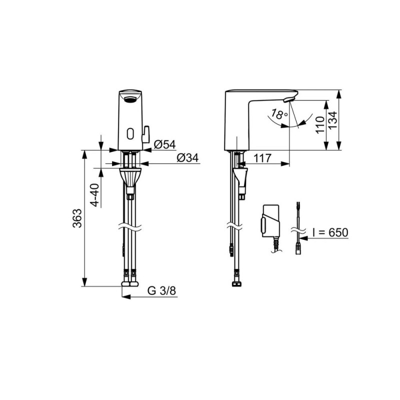 SEGISTI ORAS 9200FZ ELECTRA 3V BLUETOOTH KROMI 