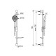 SHOWER SET  ORAS OPTIMA STYLE 2790N KROOM