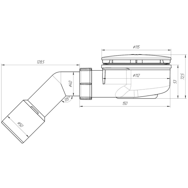 SIFOON DUŠIALUSE ANI EJ351CEU 11/2X40/50 MUST