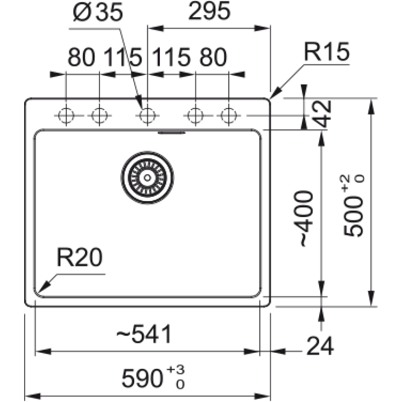 VALAMU GR.FRANKE MRG 610-54A MATT MUST