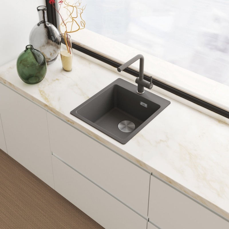 KITCHEN FAUCET  FRANKE ACTIVE L SLATE GREY