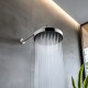 DUŠIPEA RUBINETA RAINFALL (BK) 260MM ХРОМ /ЧЁРНЫЙ 