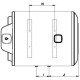 BOILER ATLANTIC HMO OPRO+S 50L 1,5KW