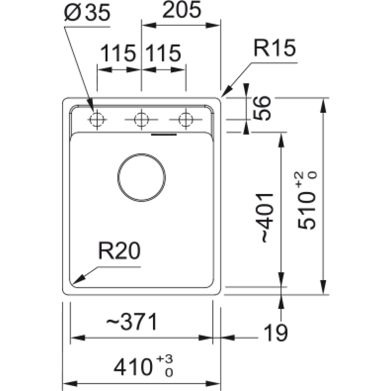 VALAMU GR.FRANKE MRG 610-37 MATT MUST