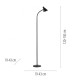 VALGUSTI PIXIE LED 4,5W 350lm ЧЁРНЫЙ  PÕRANDA