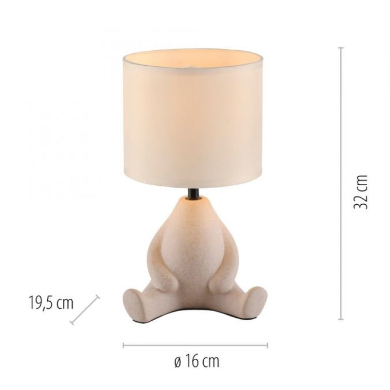 VALGUSTI TED 1xE27 25W BEEZ LAUA