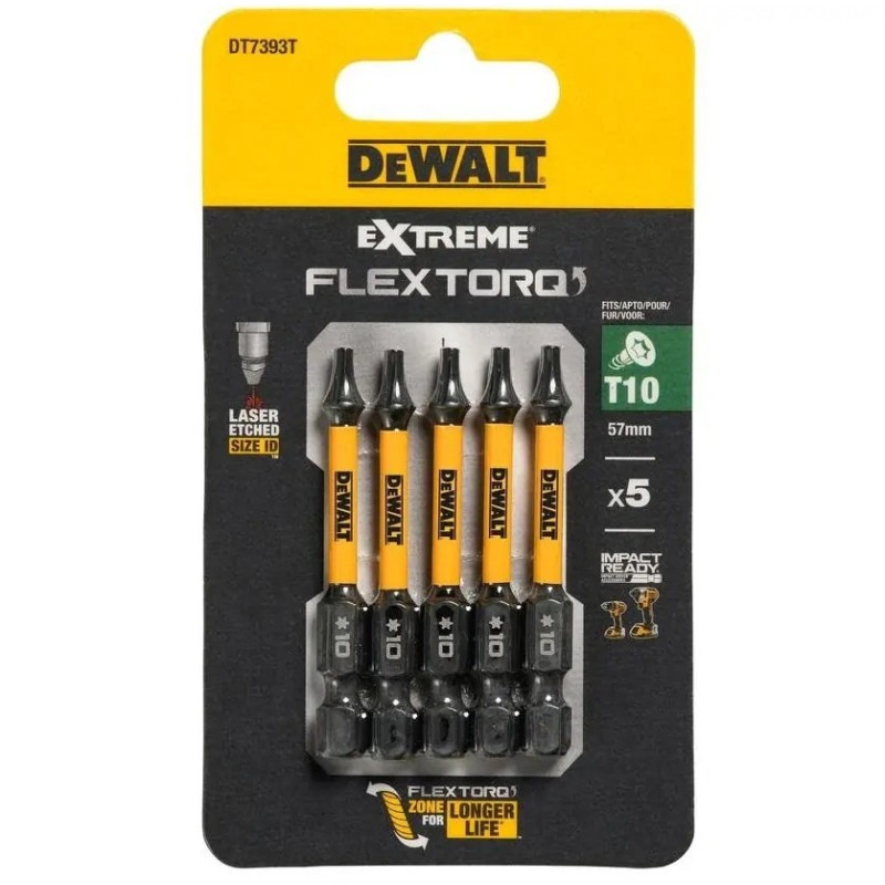 OTSIK DEWALT EXTREME IMPACT TX10X50MM/ 5tk