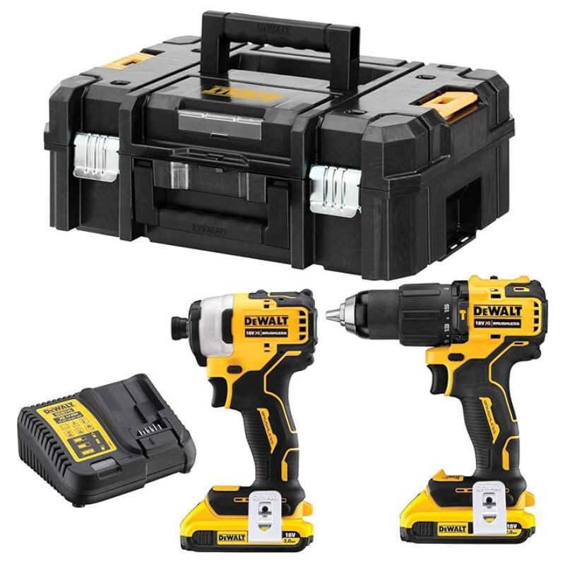 COMBOKIT DEWALT DCK2062D2T DCD709 + DCF809 2X2.0Ah