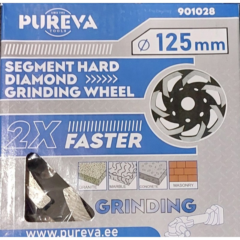 TEEMANTLIHVKETAS PUREVA TOOLS 125mm SEGMENT HARD