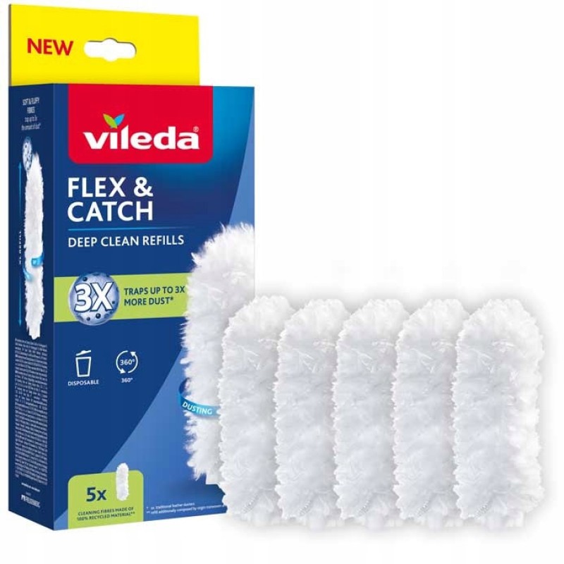TOLMUHARJA VARUD VILEDA Flex & Catch/ 5tk